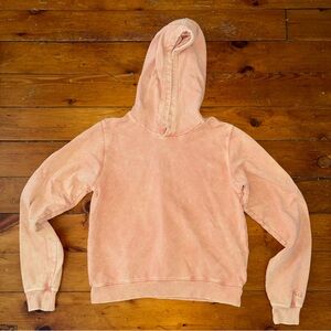 Diesel Women's Washed Peach Orange Hoodie